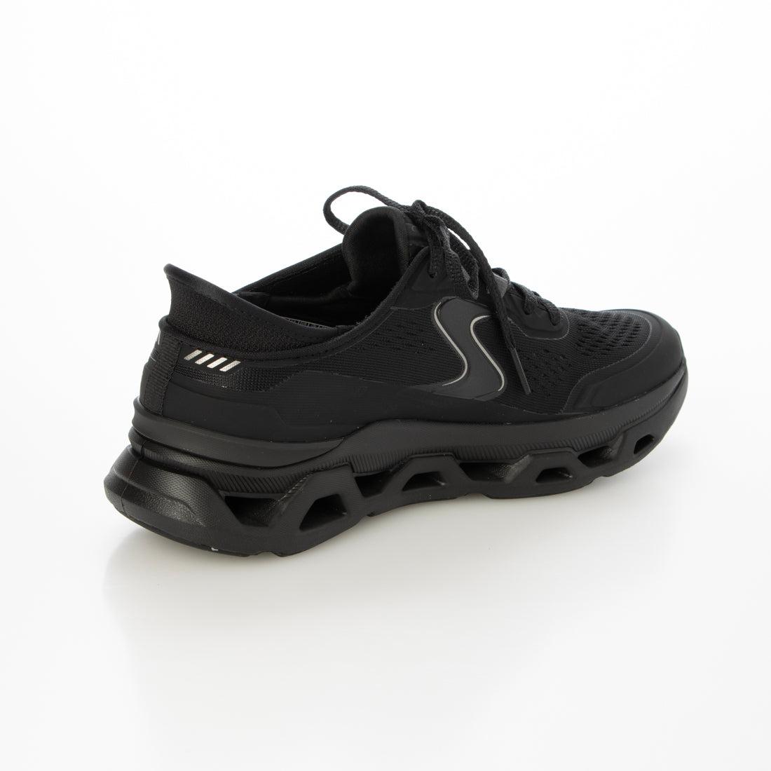 スケッチャーズ SKECHERS レディース スニーカー ローカット SLIP-INS スリップインズ GLIDE-STEP ATLUS 150510 （ブラック） ブラック