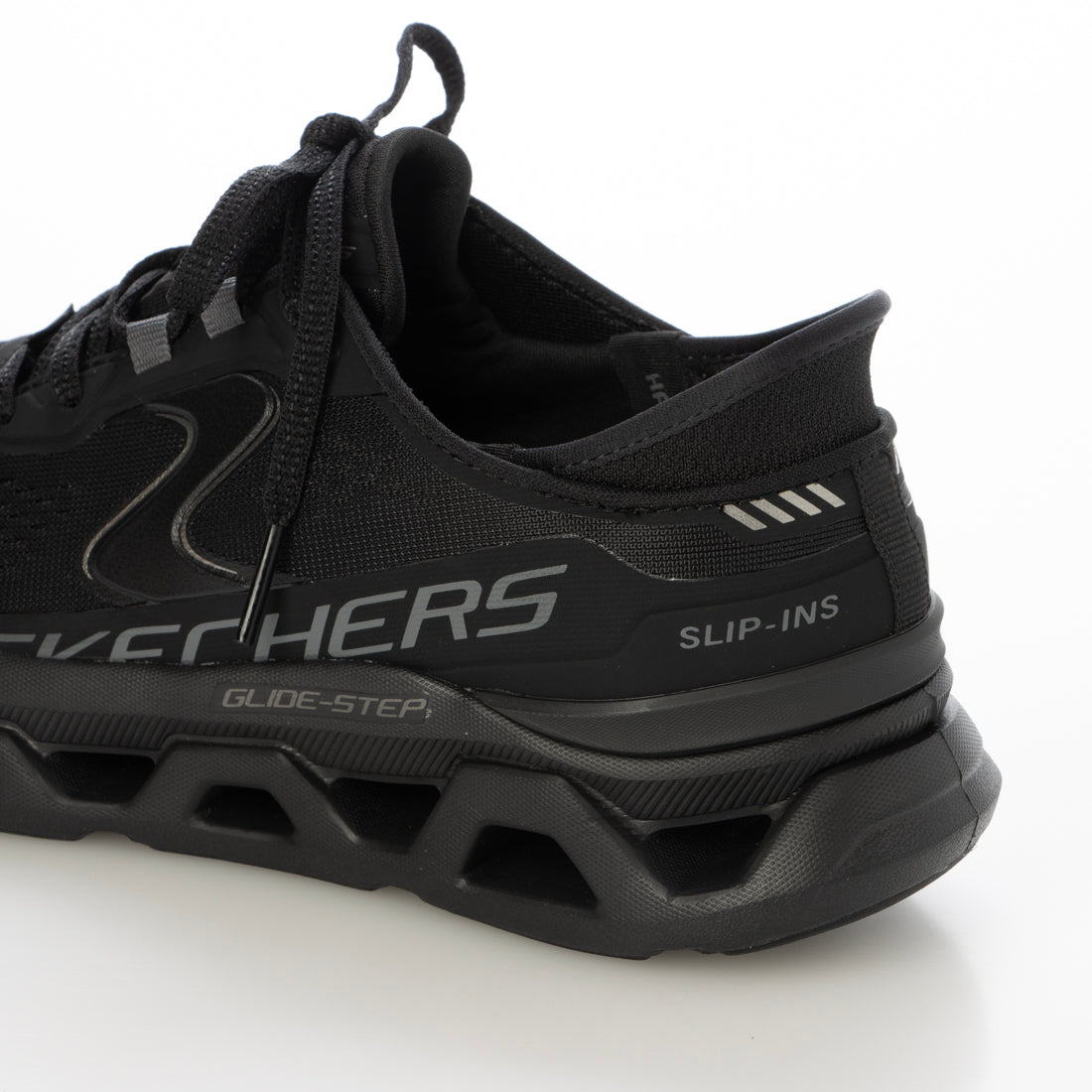 スケッチャーズ SKECHERS レディース スニーカー ローカット SLIP-INS スリップインズ GLIDE-STEP ATLUS 150510 （ブラック） ブラック