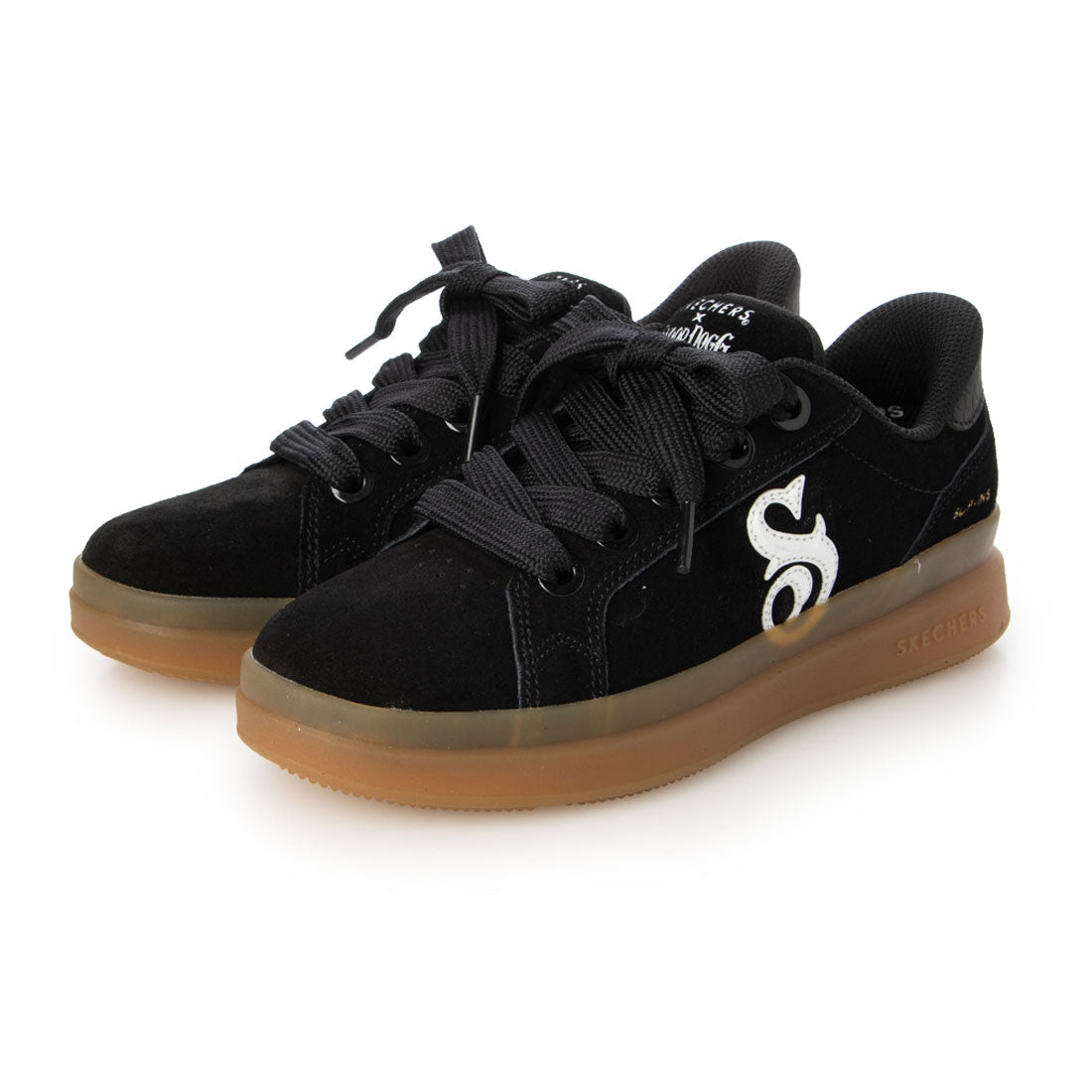 スケッチャーズ SKECHERS スリップインズ スヌープ・ドッグ：コートサイド - カリ ガールズ （BLACK/WHITE） BLACK/WHITE