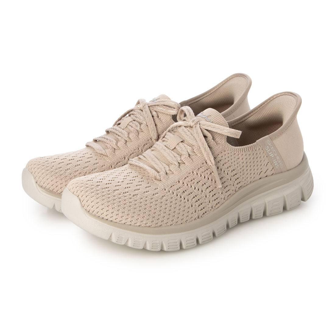 スケッチャーズ SKECHERS スリップインズ：グレースフル - ファースト ブラッシュ （TAUPE） TAUPE