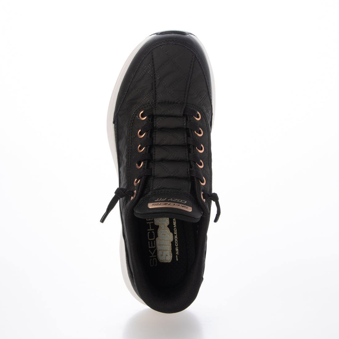 スケッチャーズ SKECHERS レディース スニーカー CONTOUR FOAM-GOLDEN HOUR 150413 （ブラック） ブラック