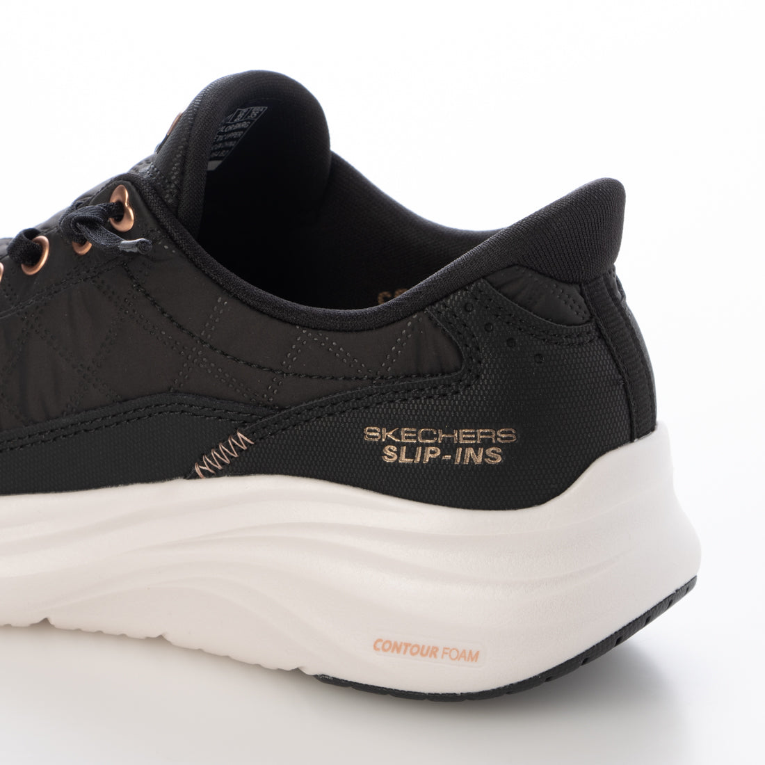 スケッチャーズ SKECHERS レディース スニーカー CONTOUR FOAM-GOLDEN HOUR 150413 （ブラック） ブラック