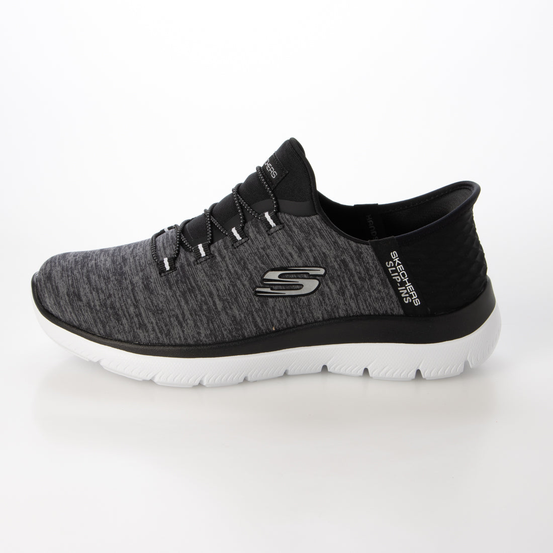 スケッチャーズ SKECHERS SKECHERS SUMMITS Black Mesh/White Tri (149937-BKW ) （Black Mesh/White Tri） Black Mesh/White Tri