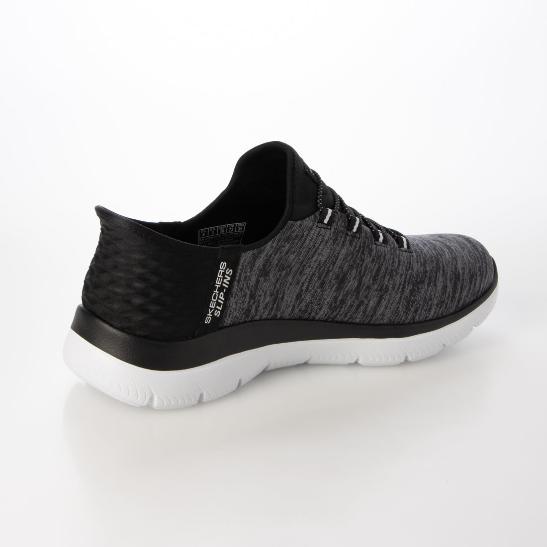 スケッチャーズ SKECHERS SKECHERS SUMMITS Black Mesh/White Tri (149937-BKW ) （Black Mesh/White Tri） Black Mesh/White Tri