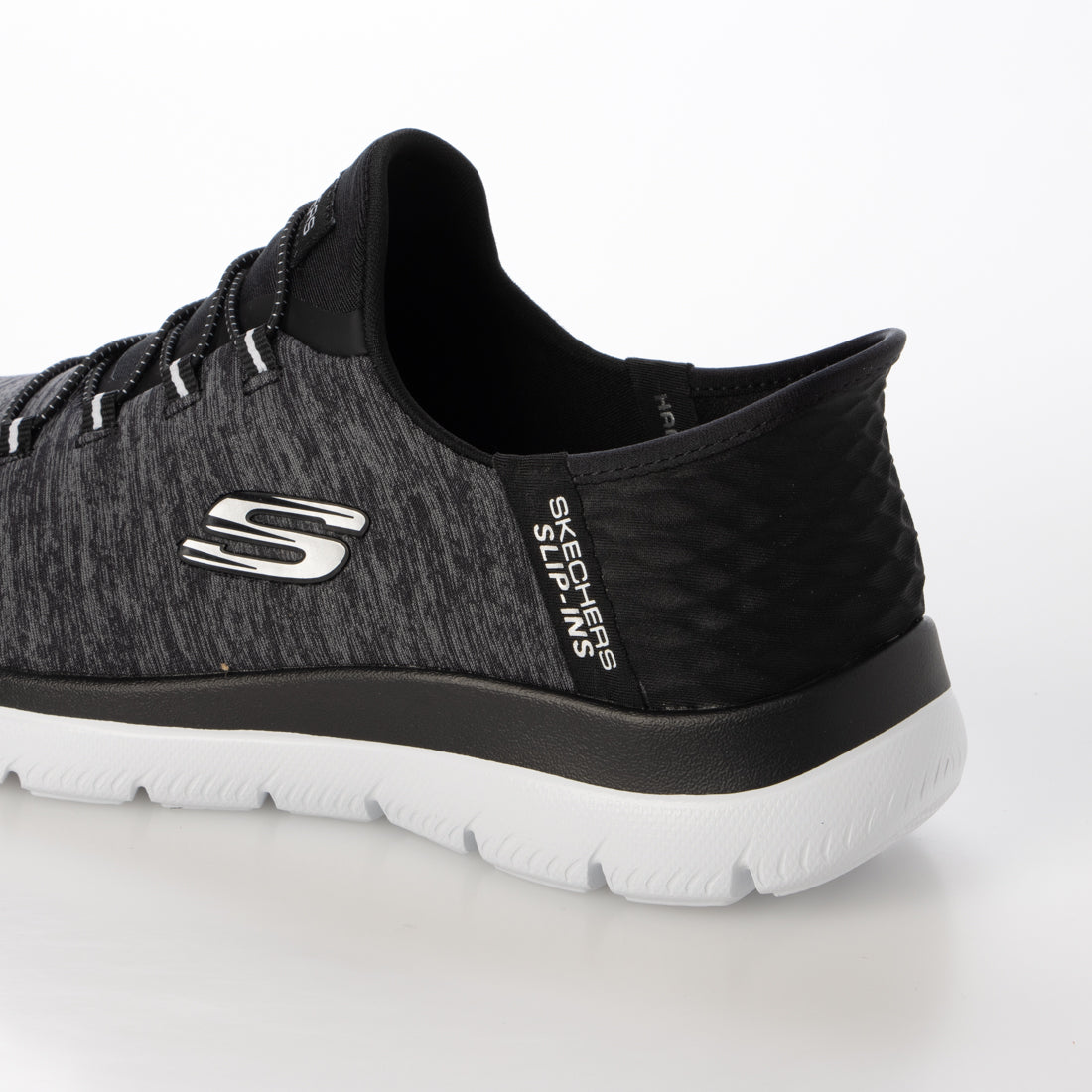 スケッチャーズ SKECHERS SKECHERS SUMMITS Black Mesh/White Tri (149937-BKW ) （Black Mesh/White Tri） Black Mesh/White Tri