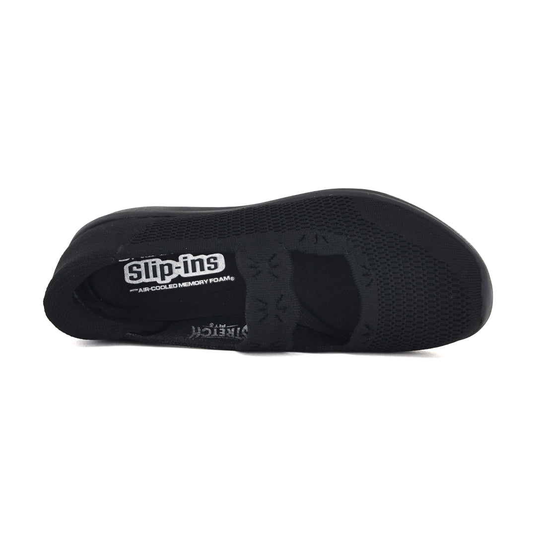 スケッチャーズ SKECHERS レディース スニーカー スリップインズ リップインズ アリヤ サトル グリーム 159405 ハンズフリー 仕事用 （ブラック） ブラック