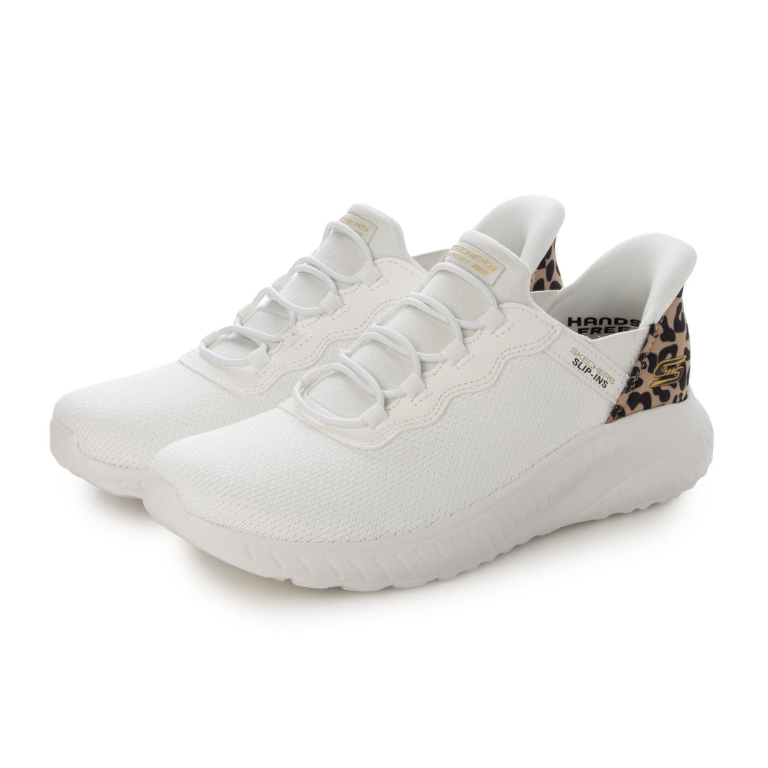 スケッチャーズ SKECHERS スケッチャ (W)BOBS SQUAD CHAOS 117499  WHT （ホワイト） ホワイト
