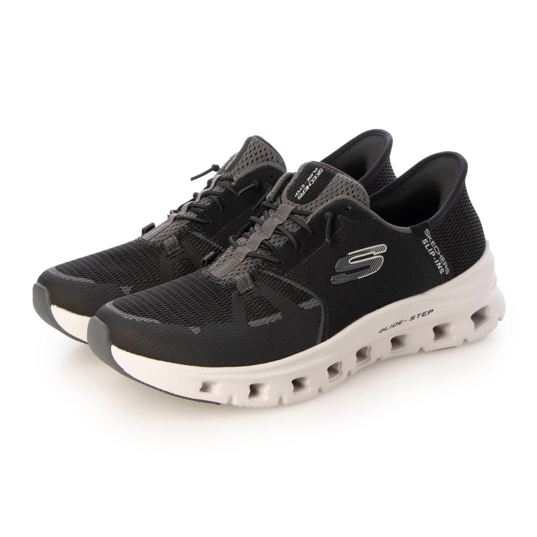 スケッチャーズ SKECHERS レディース スニーカー ローカット SLIP-INS スリップインズ GLIDE-STEP PRO 150420,ブラック
