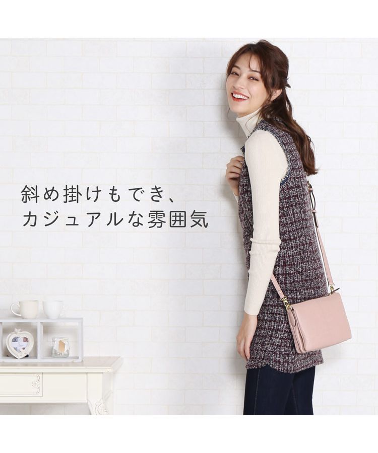 サンキョウショウカイ 三京商会 [Mia Borsa]牛革レザーショルダーバッグ