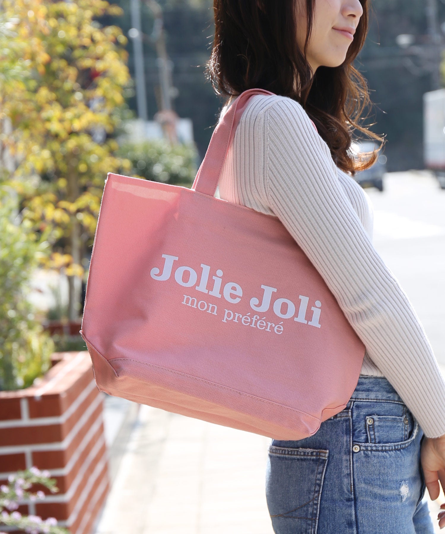 サンキョウショウカイ 三京商会 [Jolie Joli] ショッピングトートバッグ,ピンク