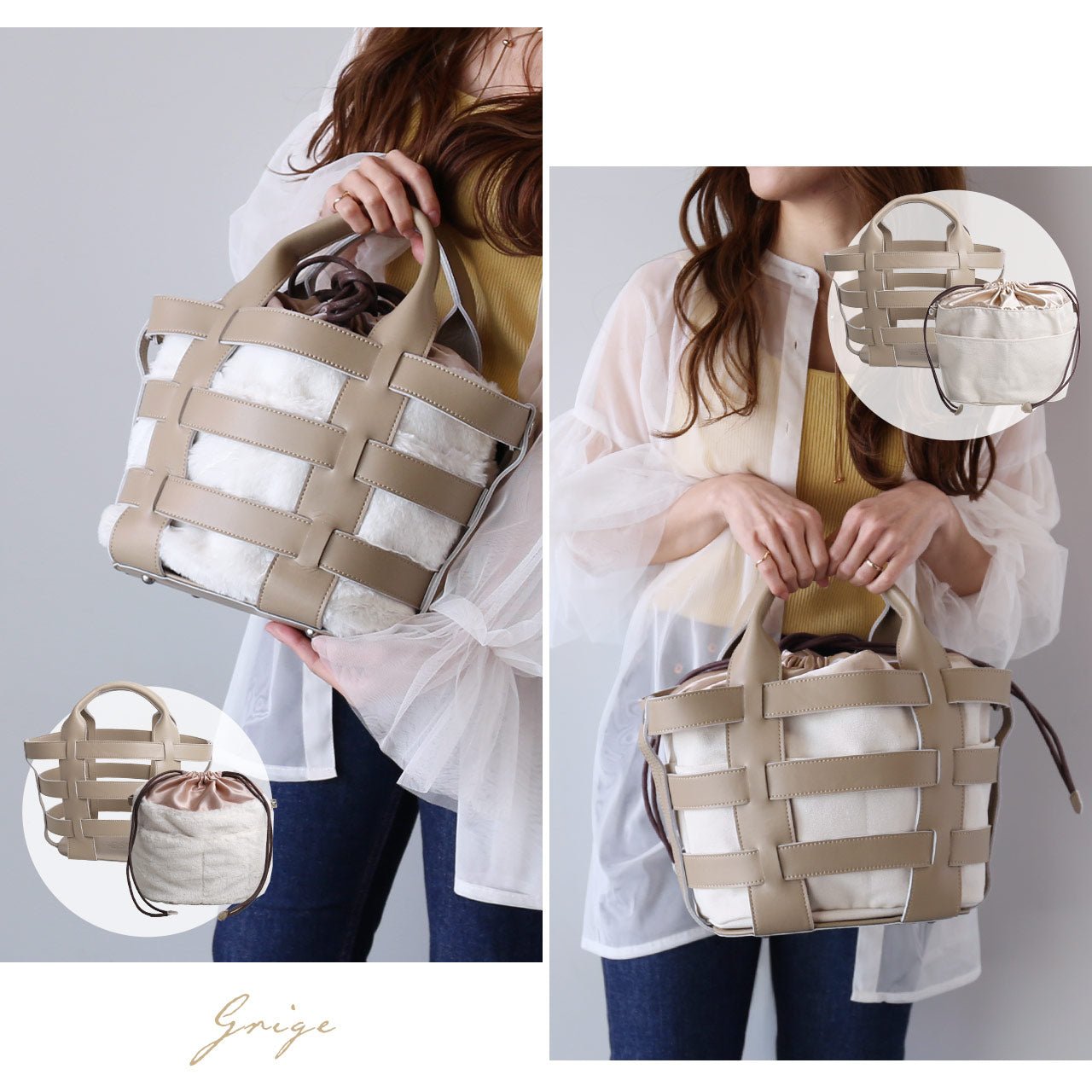 サンキョウショウカイ 三京商会 牛床革 2way かごバッグ （ブラック） ブラック