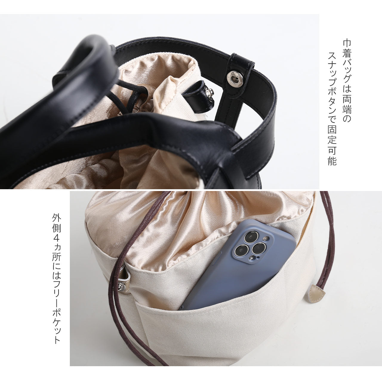 サンキョウショウカイ 三京商会 牛床革 2way かごバッグ （ブラック） ブラック