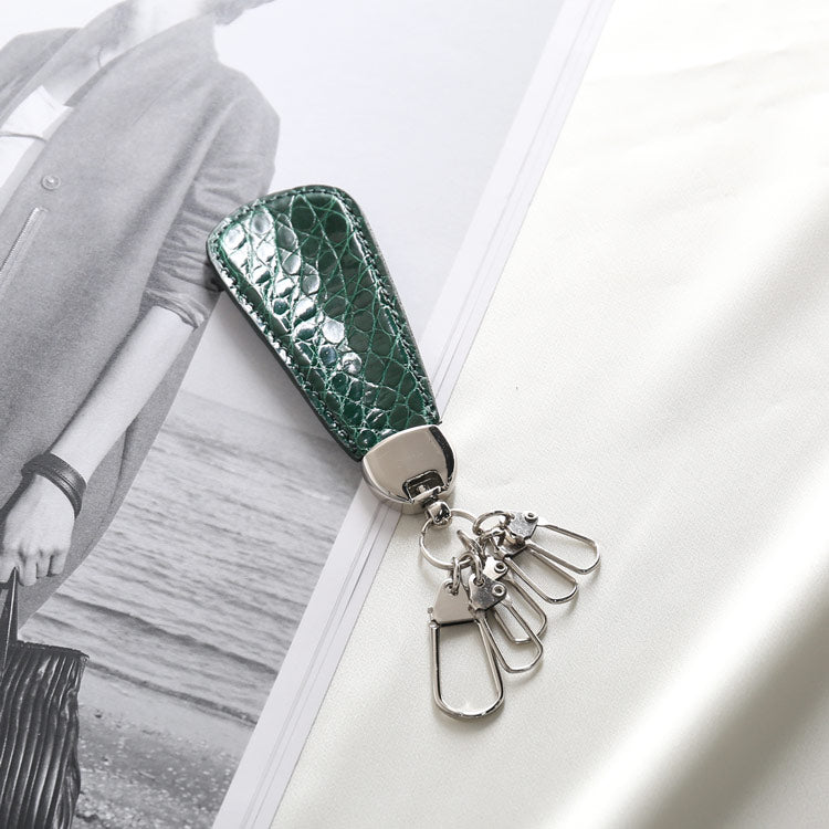 サンキョウショウカイ 三京商会 靴べら キーホルダー クロコダイルレザー （キプロス） キプロス