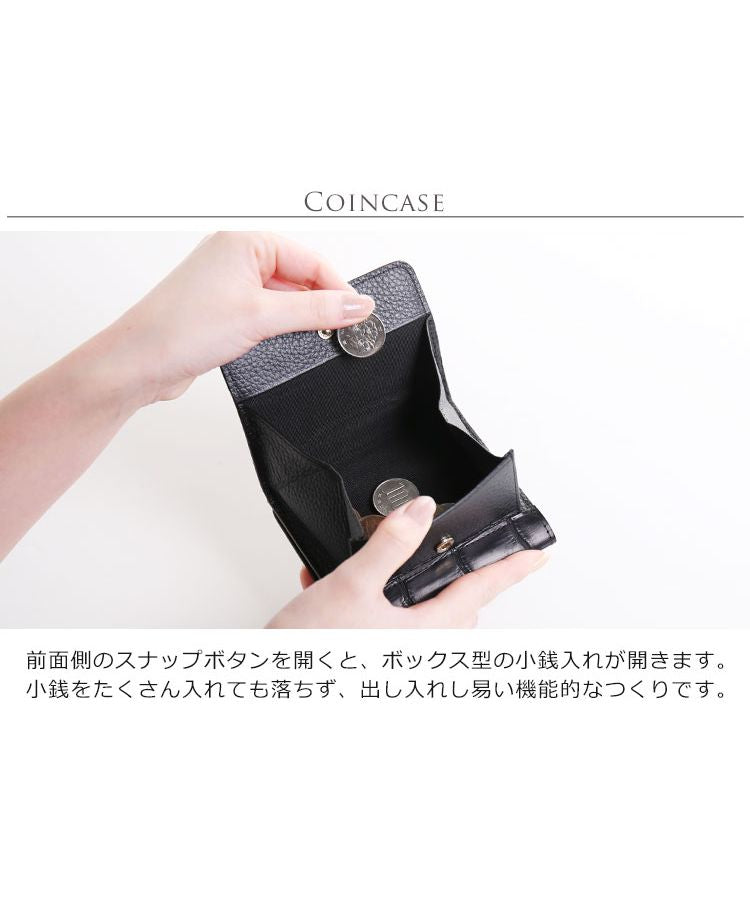 サンキョウショウカイ 三京商会 クロコダイル レザーミニ財布