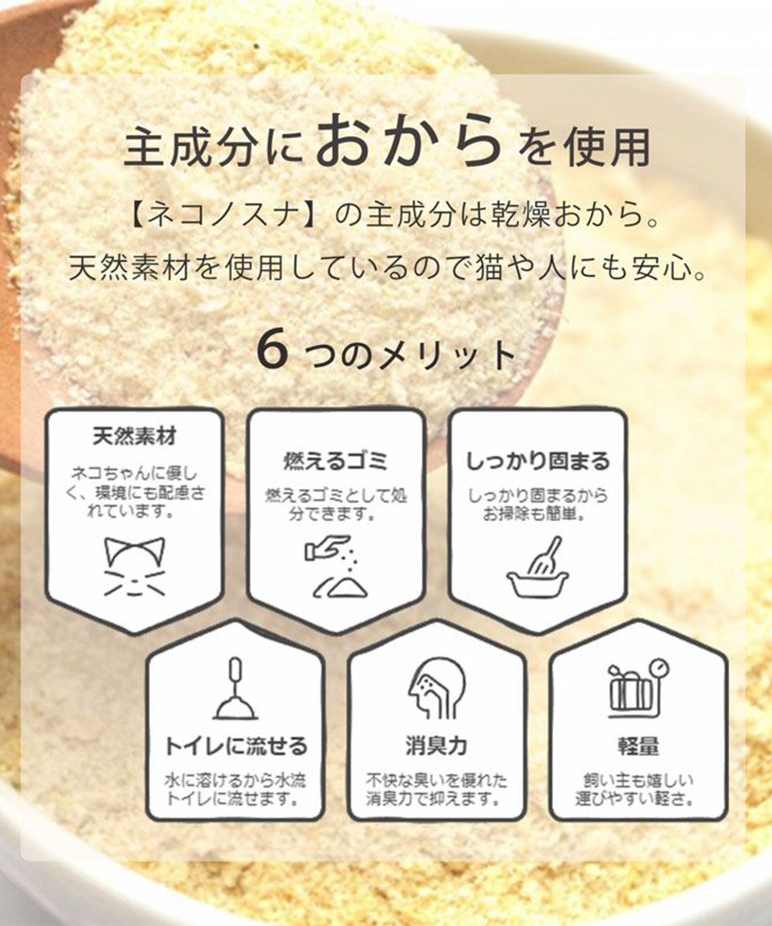 サンキョウショウカイ 三京商会 猫砂 健康チェック おから 天然素材 ph おしっこチェック 流せる 【返品不可商品】 （スナ） スナ