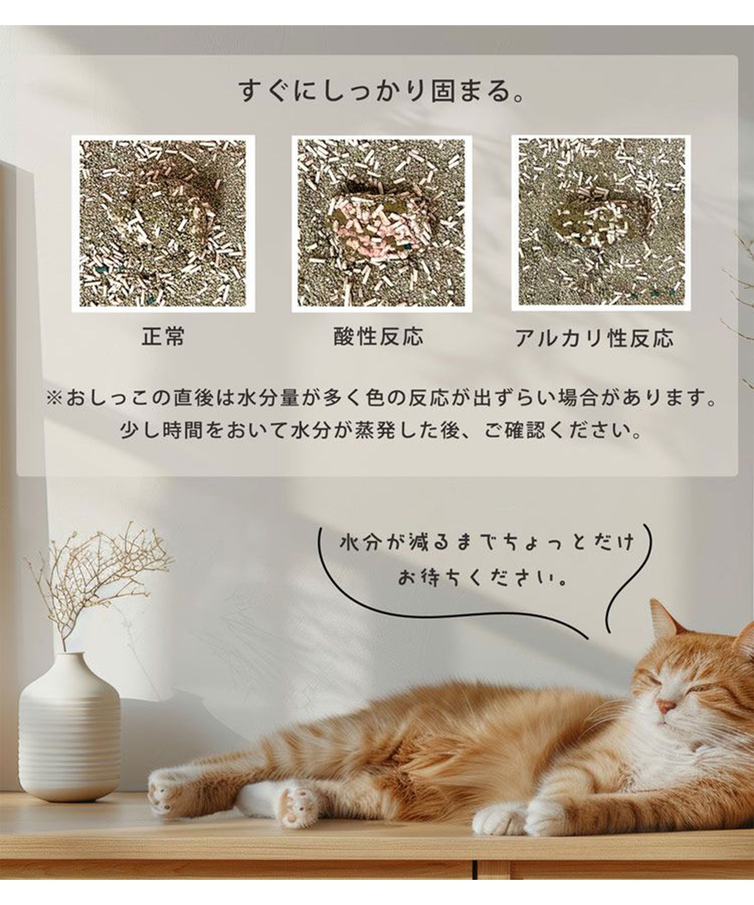 サンキョウショウカイ 三京商会 猫砂 健康チェック おから 天然素材 ph おしっこチェック 流せる 【返品不可商品】 （スナ） スナ