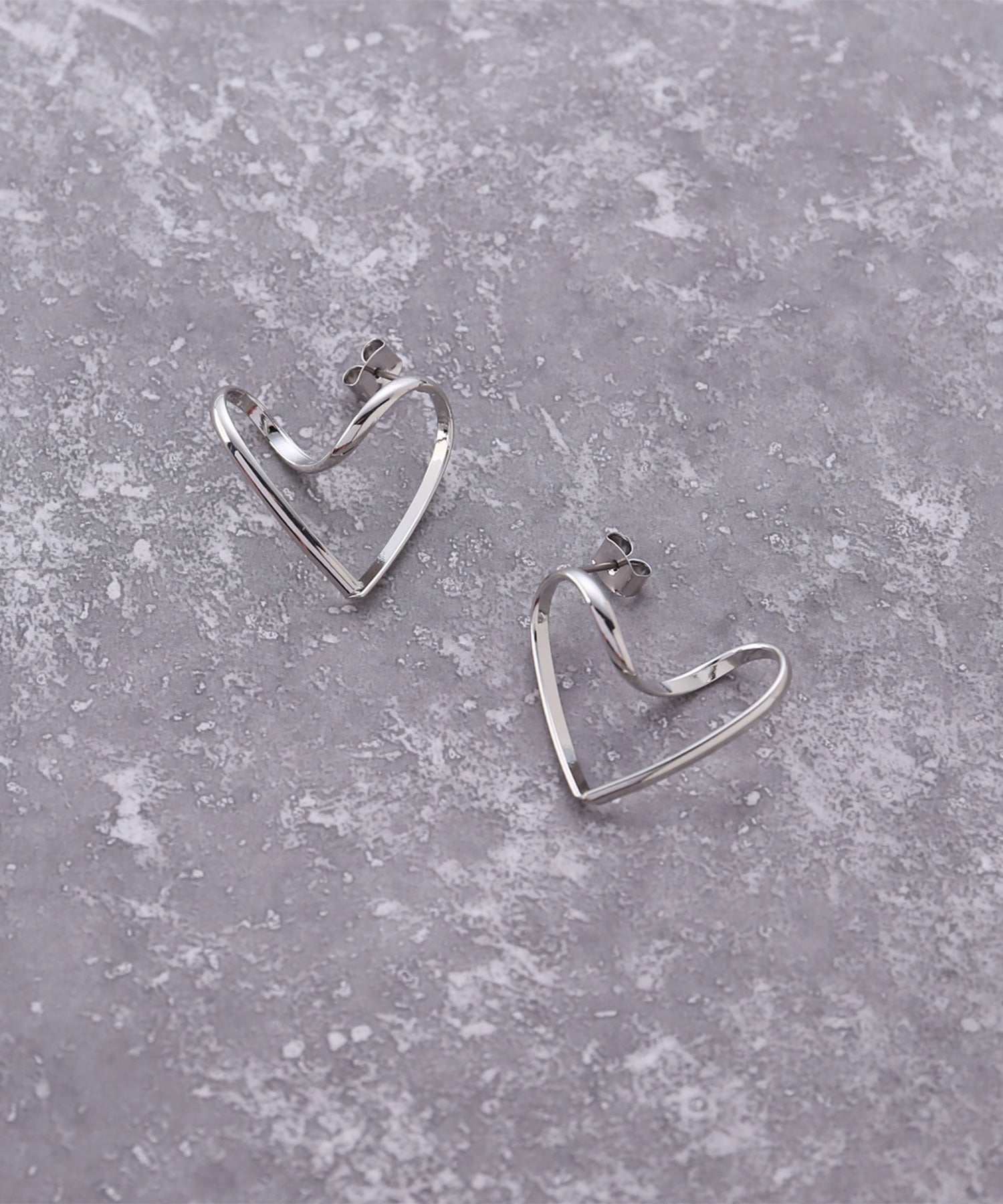 サンキョウショウカイ 三京商会 [moichou]フープオープンハートピアス （シルバー） シルバー