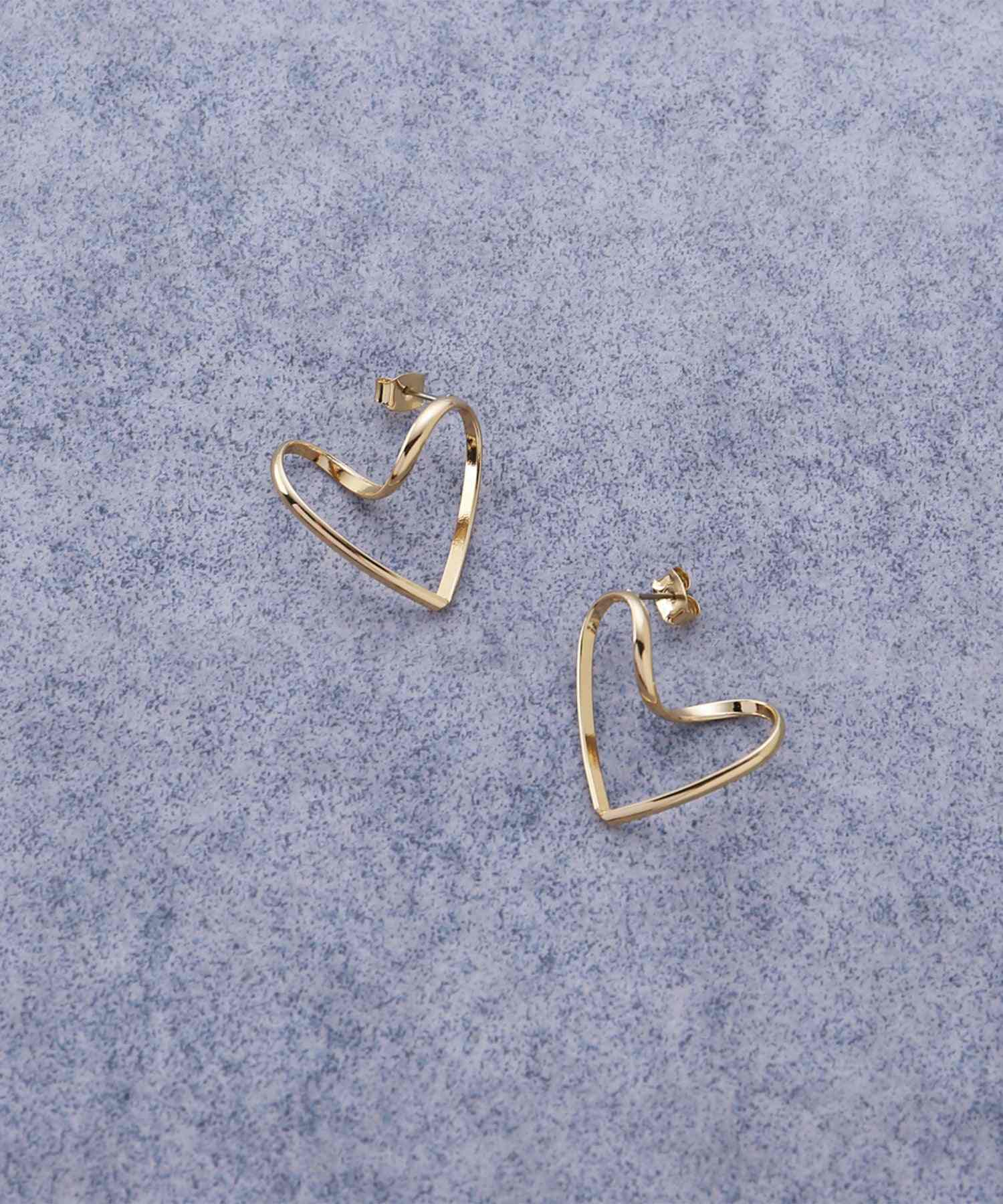 サンキョウショウカイ 三京商会 [moichou]フープオープンハートピアス （シルバー） シルバー