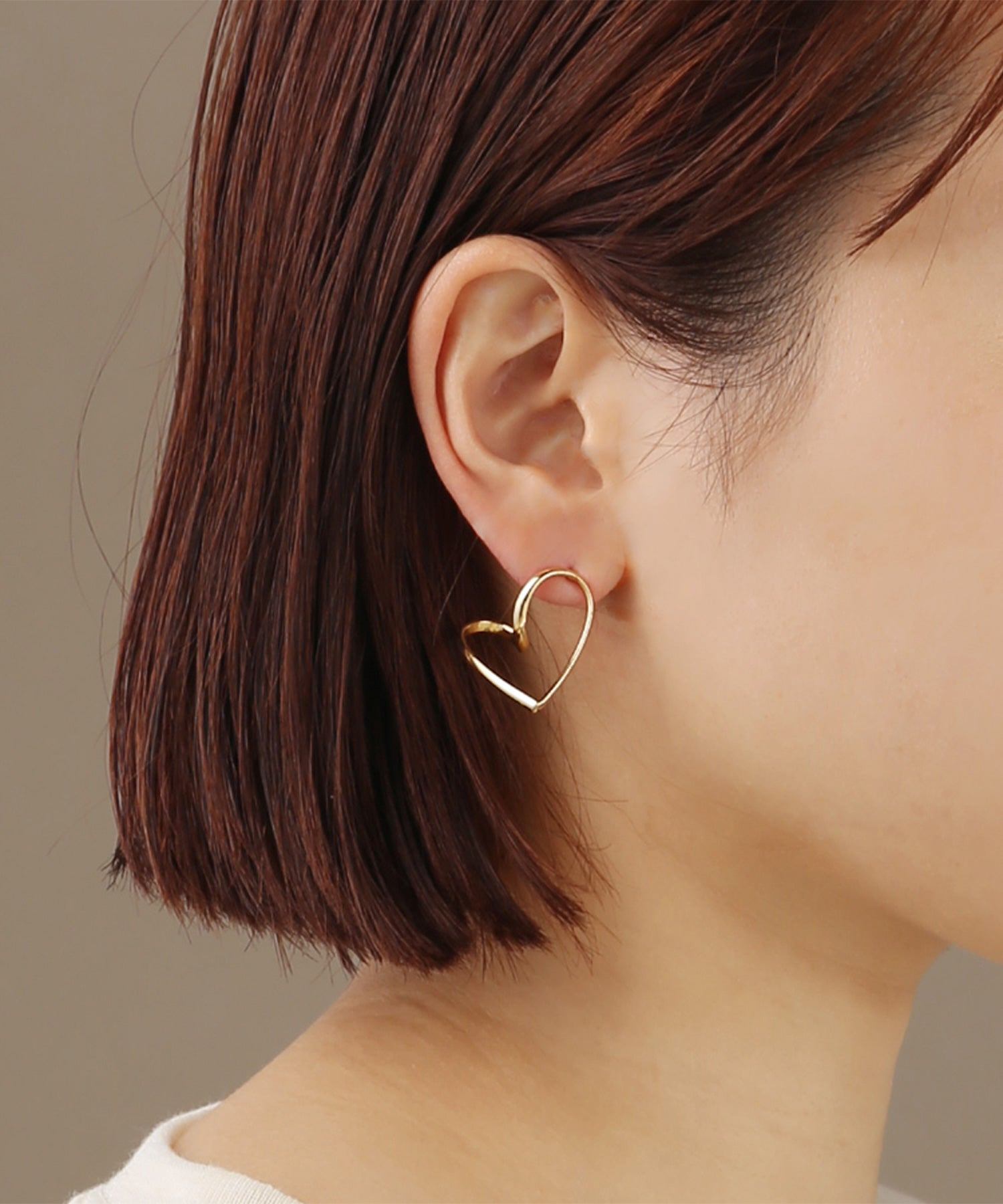 サンキョウショウカイ 三京商会 [moichou]フープオープンハートピアス （ゴールド） ゴールド