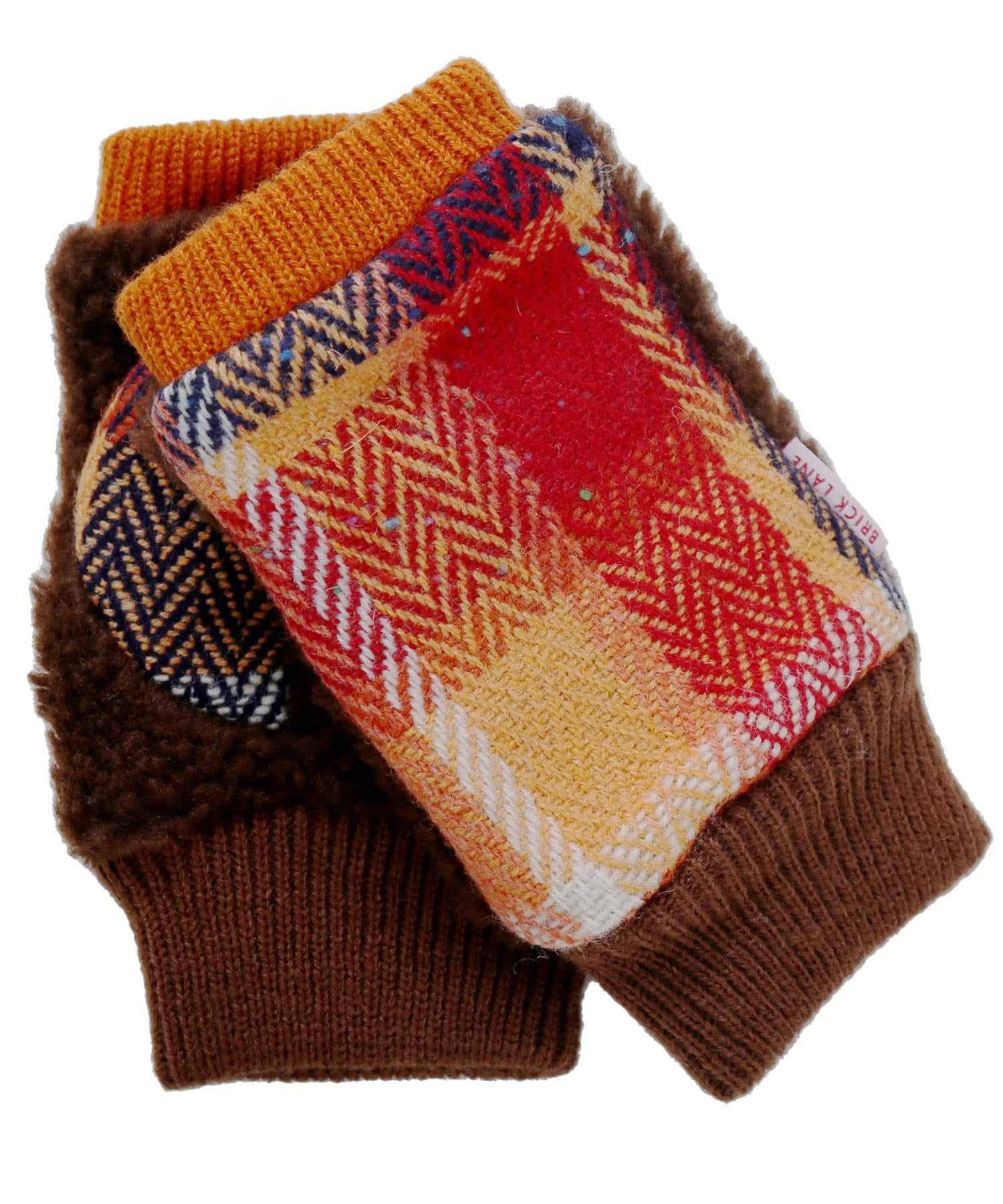 三京商會 [AVOCA] 指無手套 羊毛 格紋款式 手機適用