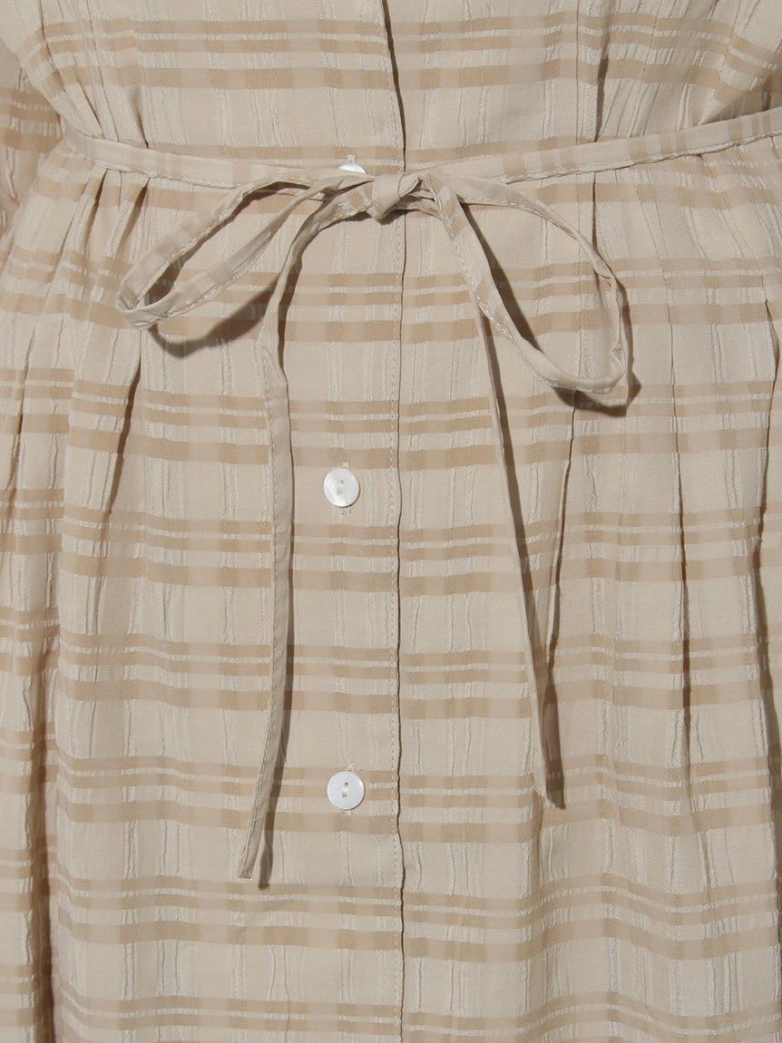 スライ SLY THIN OPEN COLLARED SH （アイボリー） アイボリー