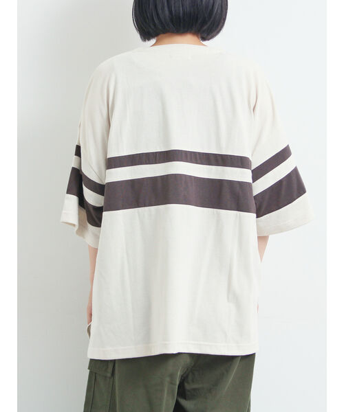 エスエムツー SM2 [接触冷感]編み上げラインTシャツ （ブルー） ブルー