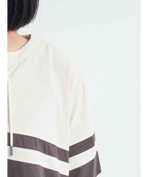 エスエムツー SM2 [接触冷感]編み上げラインTシャツ （ブルー） ブルー
