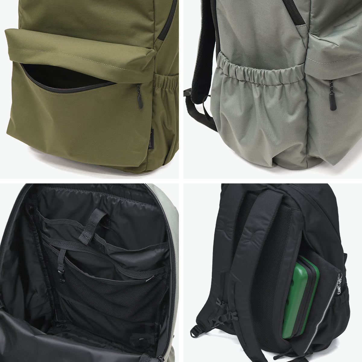 スノーピーク snow peak リュック メンズ レディース 大容量 大きめ バッグ カジュアル 軽量 軽い 通勤 通学 旅行 バックパック 撥水 29L B4 A4 Everyday Use Backpack AC-25SU402 （Black） Black