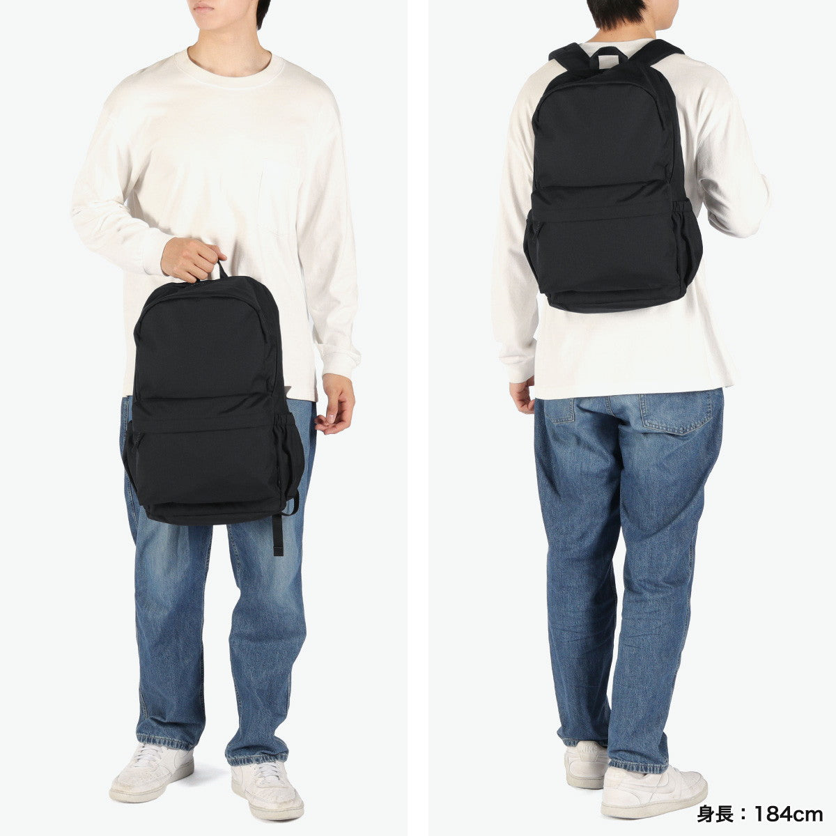 スノーピーク snow peak リュック メンズ レディース 大容量 大きめ バッグ カジュアル 軽量 軽い 通勤 通学 旅行 バックパック 撥水 29L B4 A4 Everyday Use Backpack AC-25SU402 （Black） Black