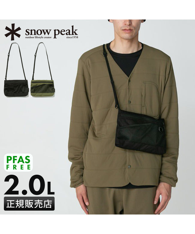 スノーピーク snow peak 新商品/スノーピーク/スノーピーク/エブリデイユース/Everyday Use/Sacoche/サコッシュ/2L【ac-25su405】 （ブラック） ブラック