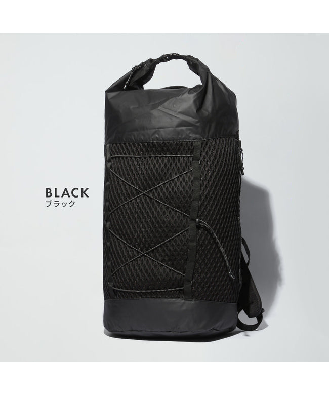 スノーピーク snow peak 新商品/スノーピーク/スノーピーク/ダブルフェイスメッシュ/Double Face Mesh/Backpack/ロールトップ/リュックサック/35L【ac-25 （ブラック） ブラック
