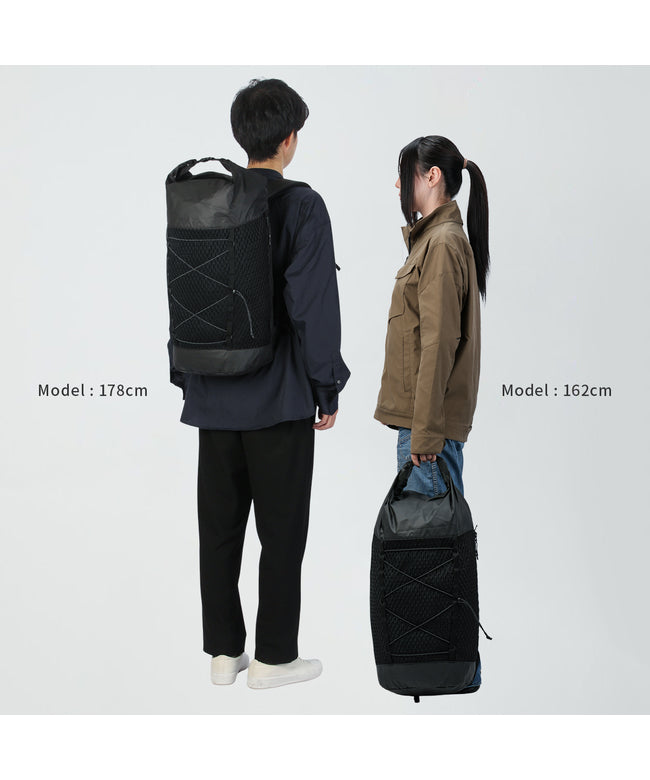 スノーピーク snow peak 新商品/スノーピーク/スノーピーク/ダブルフェイスメッシュ/Double Face Mesh/Backpack/ロールトップ/リュックサック/35L【ac-25 （ブラック） ブラック