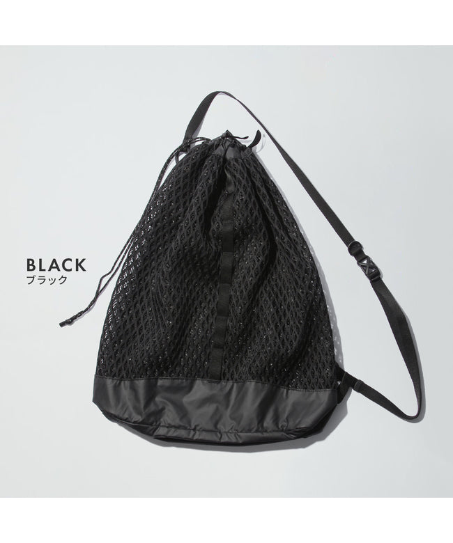 スノーピーク snow peak 新商品/スノーピーク/スノーピーク/ダブルフェイスメッシュ/Double Face Mesh/Shoulder Bag/ショルダーバッグ/17L【ac-25su （ブラック） ブラック