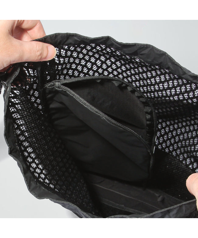 スノーピーク snow peak 新商品/スノーピーク/スノーピーク/ダブルフェイスメッシュ/Double Face Mesh/Shoulder Bag/ショルダーバッグ/17L【ac-25su （ブラック） ブラック