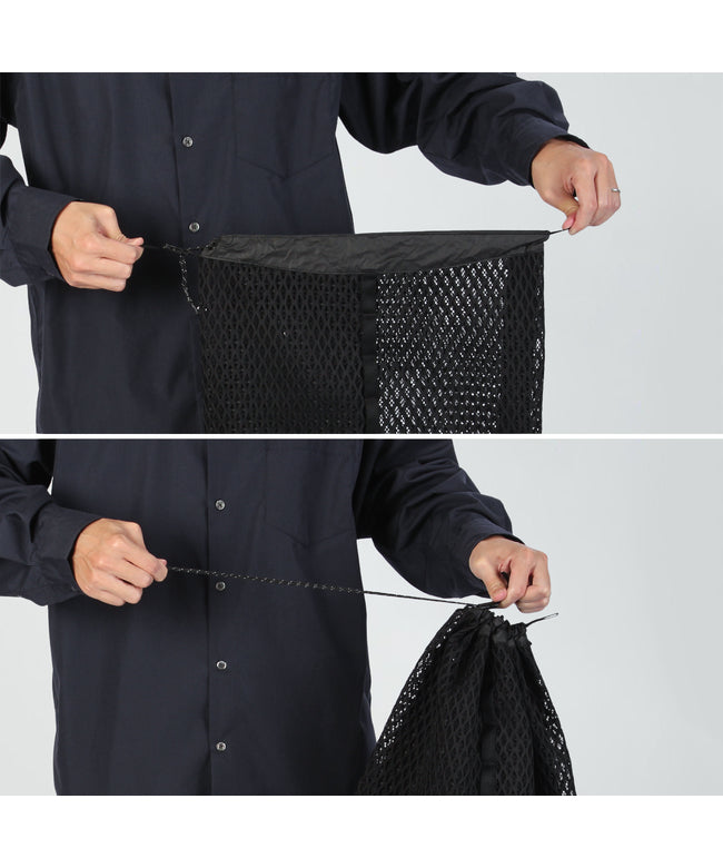 スノーピーク snow peak 新商品/スノーピーク/スノーピーク/ダブルフェイスメッシュ/Double Face Mesh/Shoulder Bag/ショルダーバッグ/17L【ac-25su （ブラック） ブラック