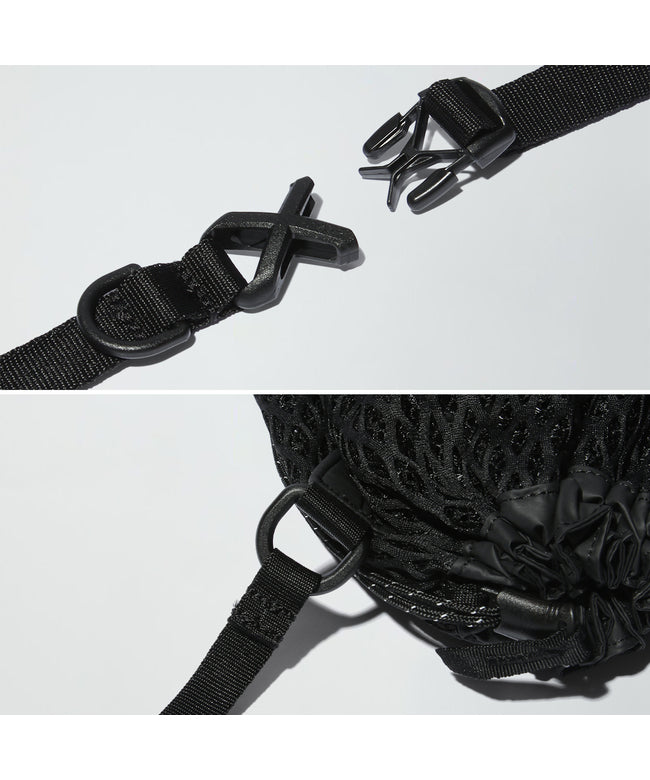 スノーピーク snow peak 新商品/スノーピーク/スノーピーク/ダブルフェイスメッシュ/Double Face Mesh/Shoulder Bag/ショルダーバッグ/17L【ac-25su （ブラック） ブラック