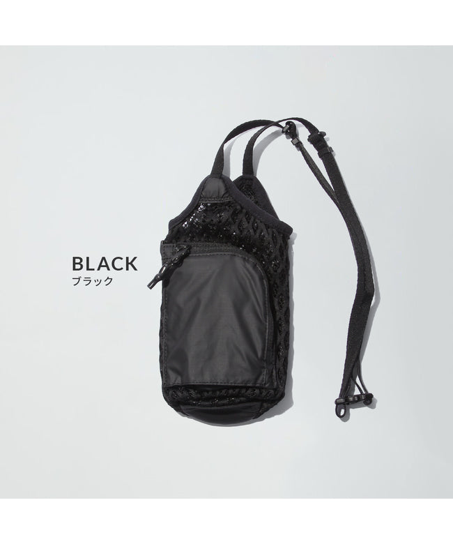 スノーピーク snow peak 新商品/スノーピーク/スノーピーク/ダブルフェイスメッシュ/Double Face Mesh/Bottle Carrier/ショルダーバッグ/ボトルキャリア【a （ブラック） ブラック