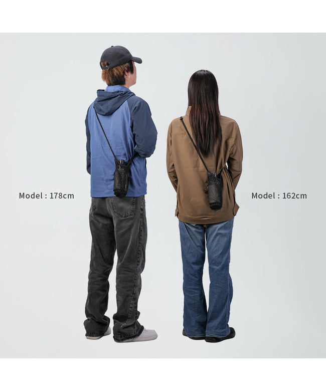 スノーピーク snow peak 新商品/スノーピーク/スノーピーク/ダブルフェイスメッシュ/Double Face Mesh/Bottle Carrier/ショルダーバッグ/ボトルキャリア【a （ブラック） ブラック