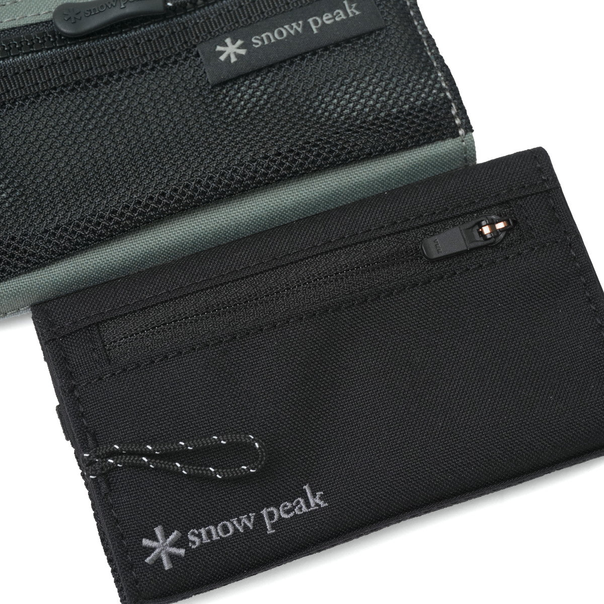 スノーピーク snow peak 三つ折り財布 メンズ レディース 財布 小さめ ブランド ミニ お札 カード 軽量 撥水 ナイロン マジックテープ開閉式 Everyday Use Smart Wallet SB-26SU010 （Olive） Olive