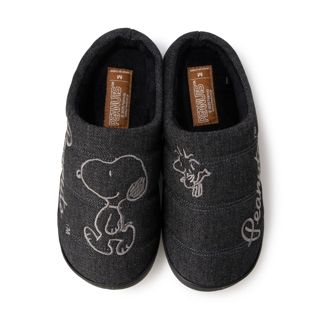 スヌーピー SNOOPY フジンダウンサンダル （BLK） BLK