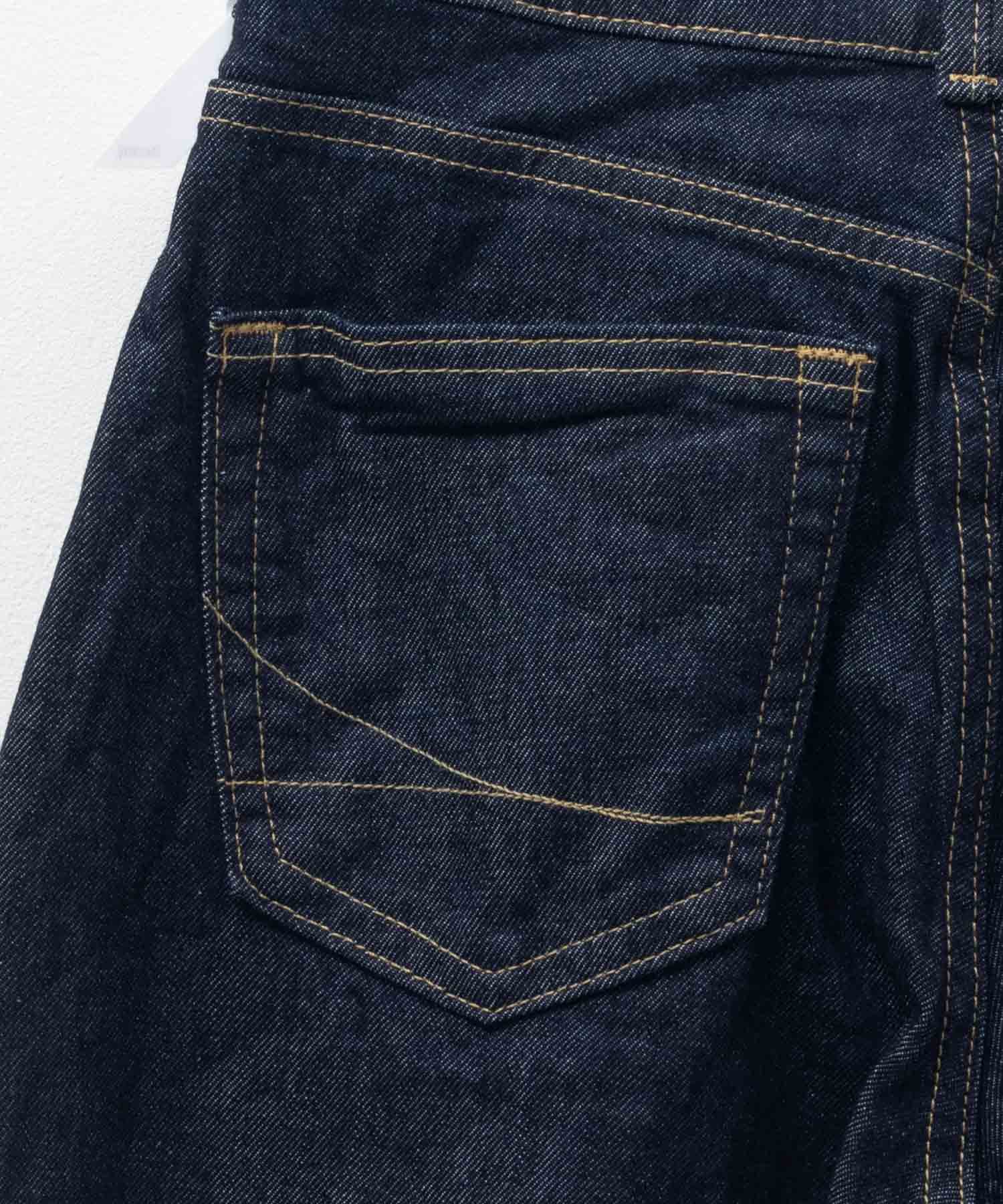 サムシング SOMETHING HANA タックカーブデニムパンツ （インディゴブルー） インディゴブルー