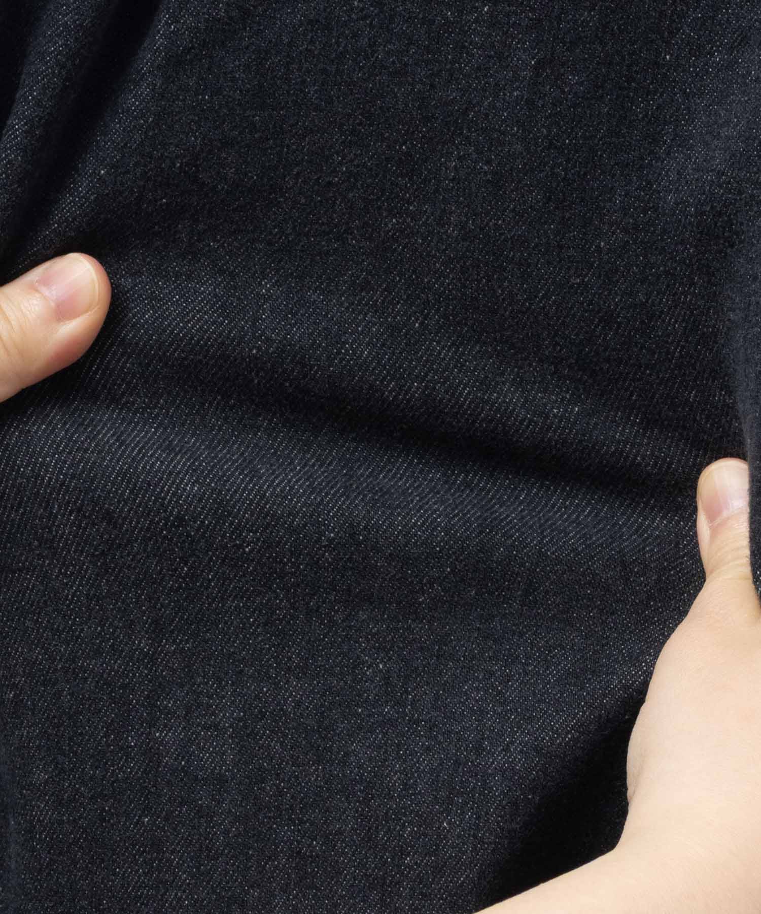 サムシング SOMETHING HANA タックカーブデニムパンツ （グレー） グレー