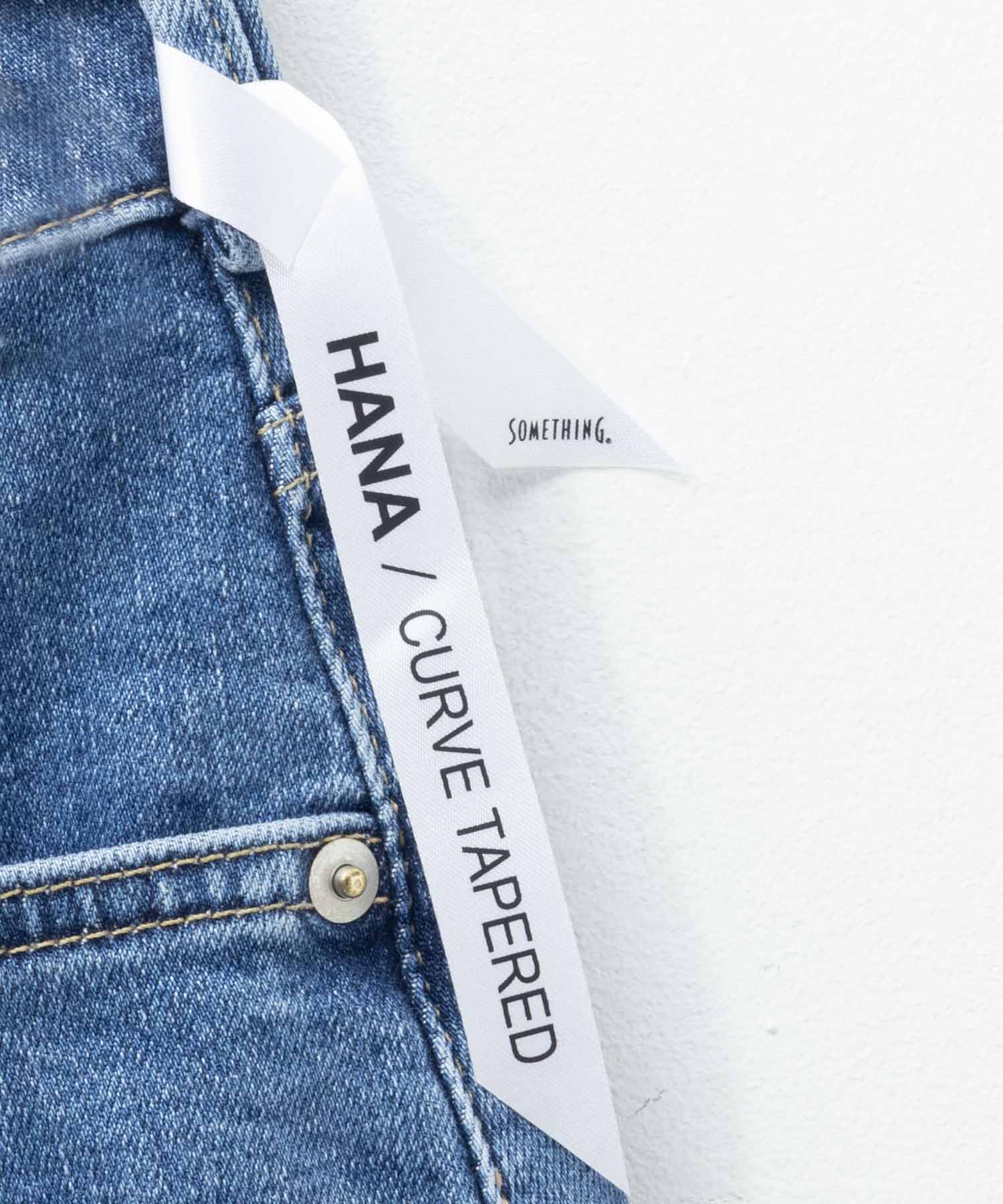 サムシング SOMETHING HANAタックカーブデニムパンツ （フェイドブルー） フェイドブルー