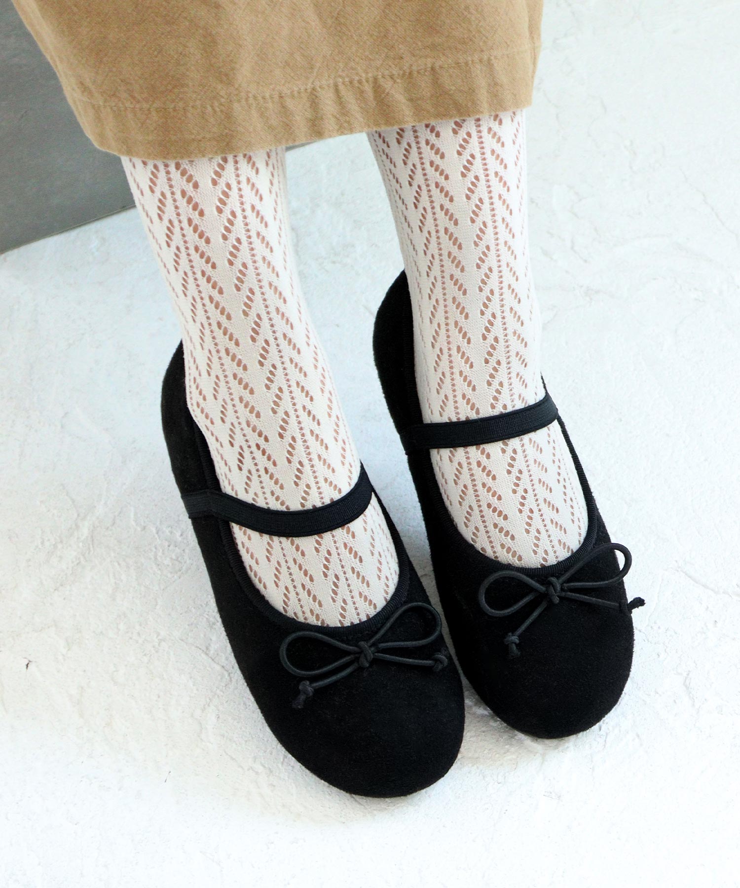 ソロット SOROTTO 【ママとお揃い】16-18cm ゴム付き バレエシューズ