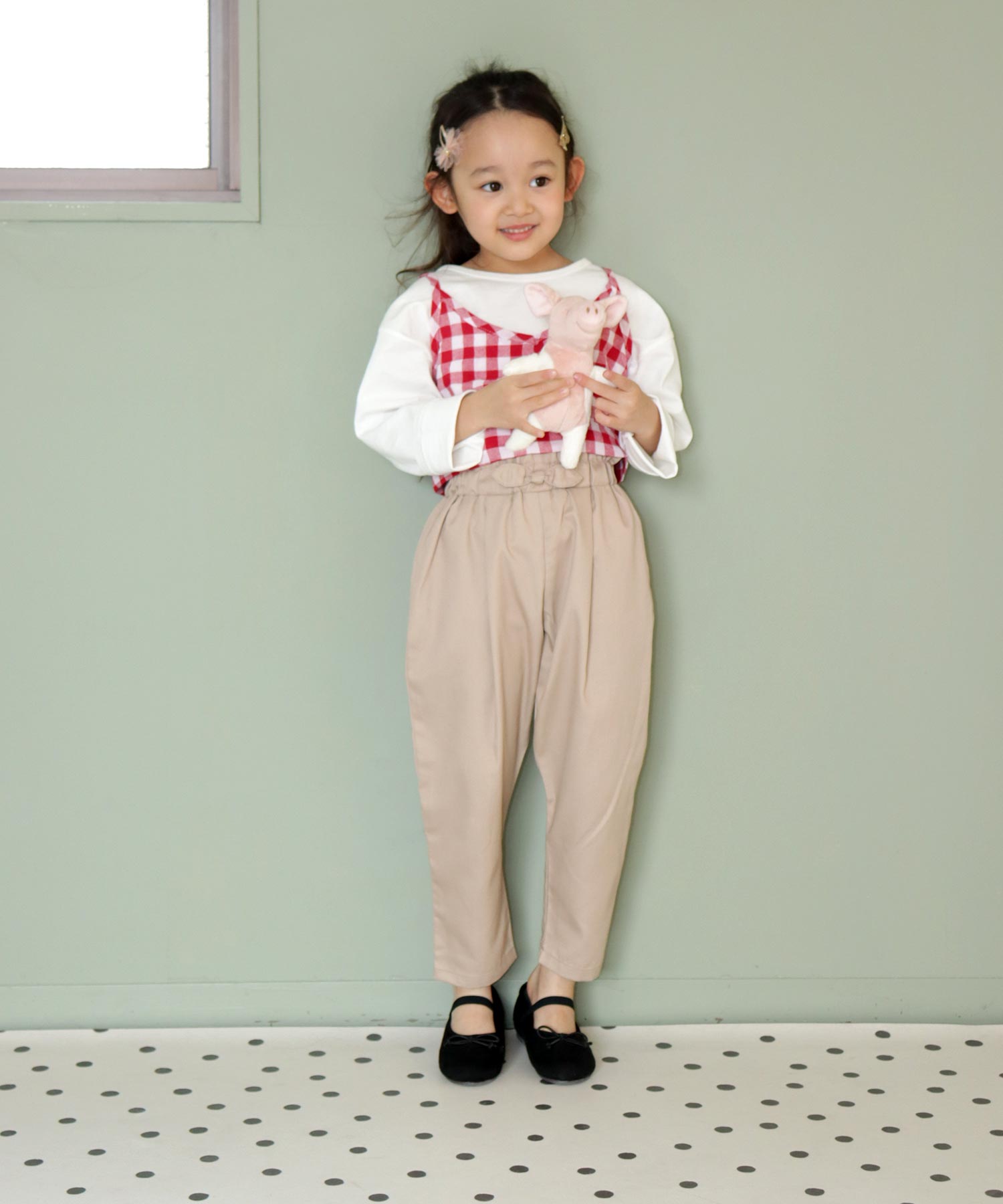 ソロット SOROTTO 【ママとお揃い】16-18cm ゴム付き バレエシューズ