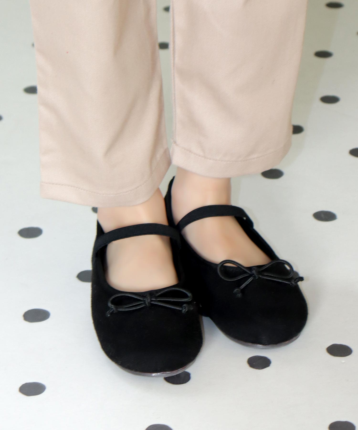 ソロット SOROTTO 【ママとお揃い】16-18cm ゴム付き バレエシューズ
