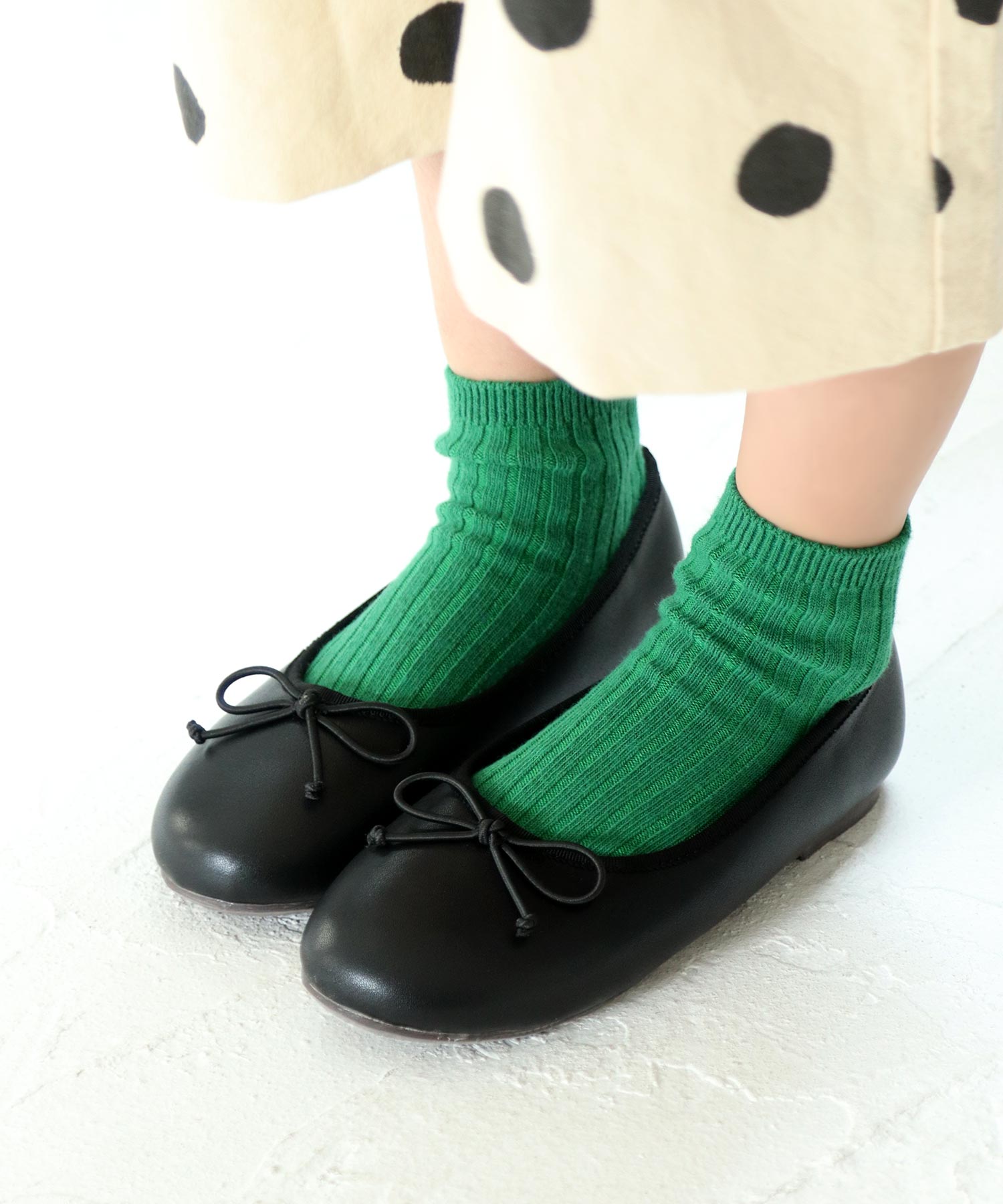ソロット SOROTTO 【ママとお揃い】19-22cm バレエシューズ,ブラック