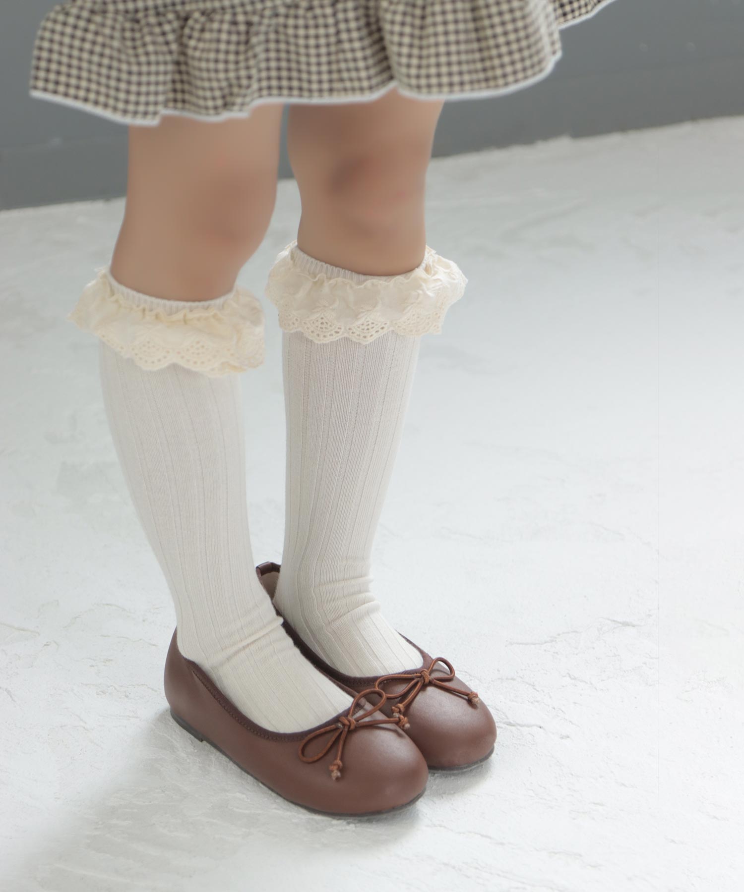 ソロット SOROTTO 【ママとお揃い】19-22cm バレエシューズ,ダークブラウン