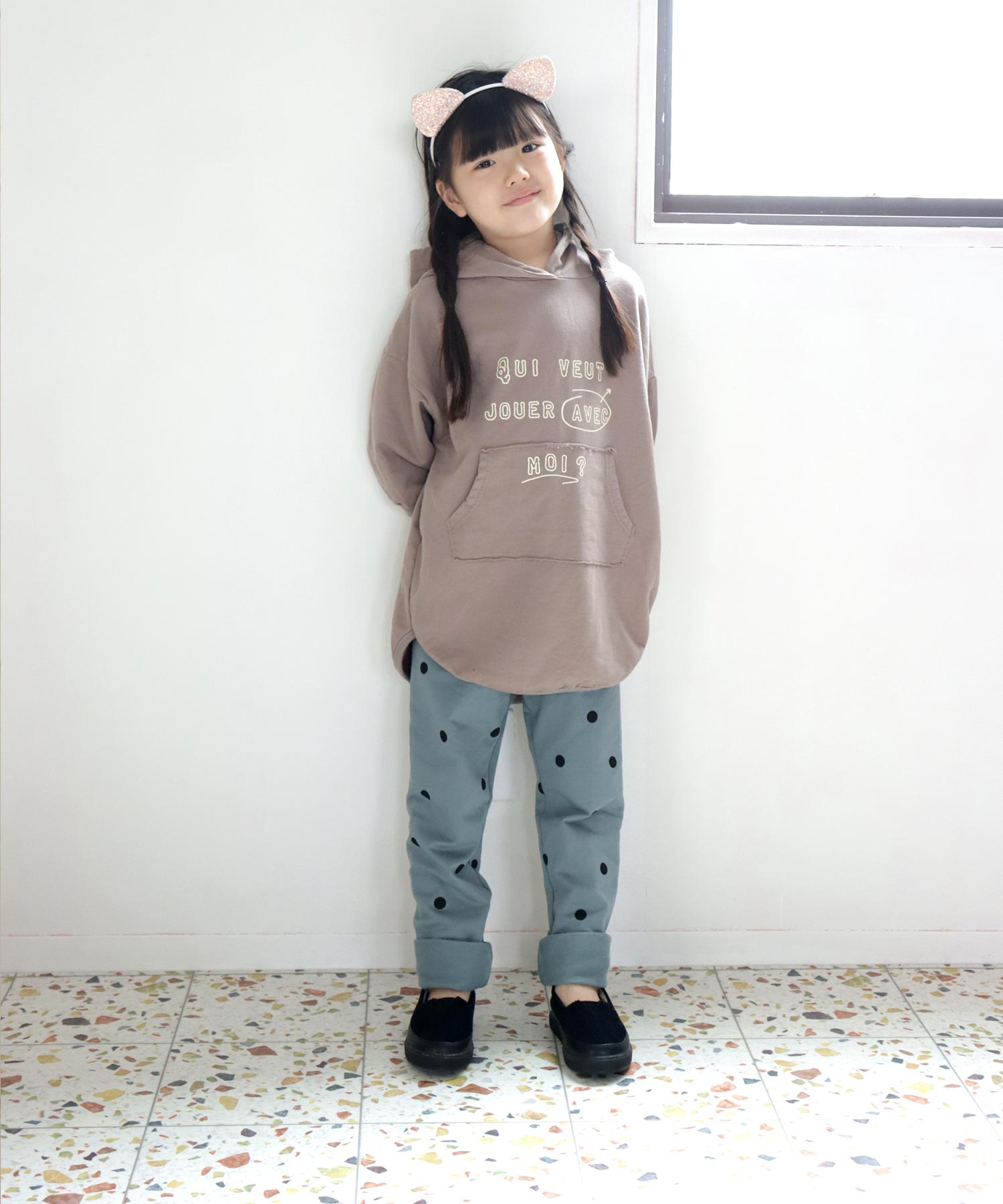 ソロット SOROTTO 【ママとお揃い】キッズコーデュロイスニーカースリッポン