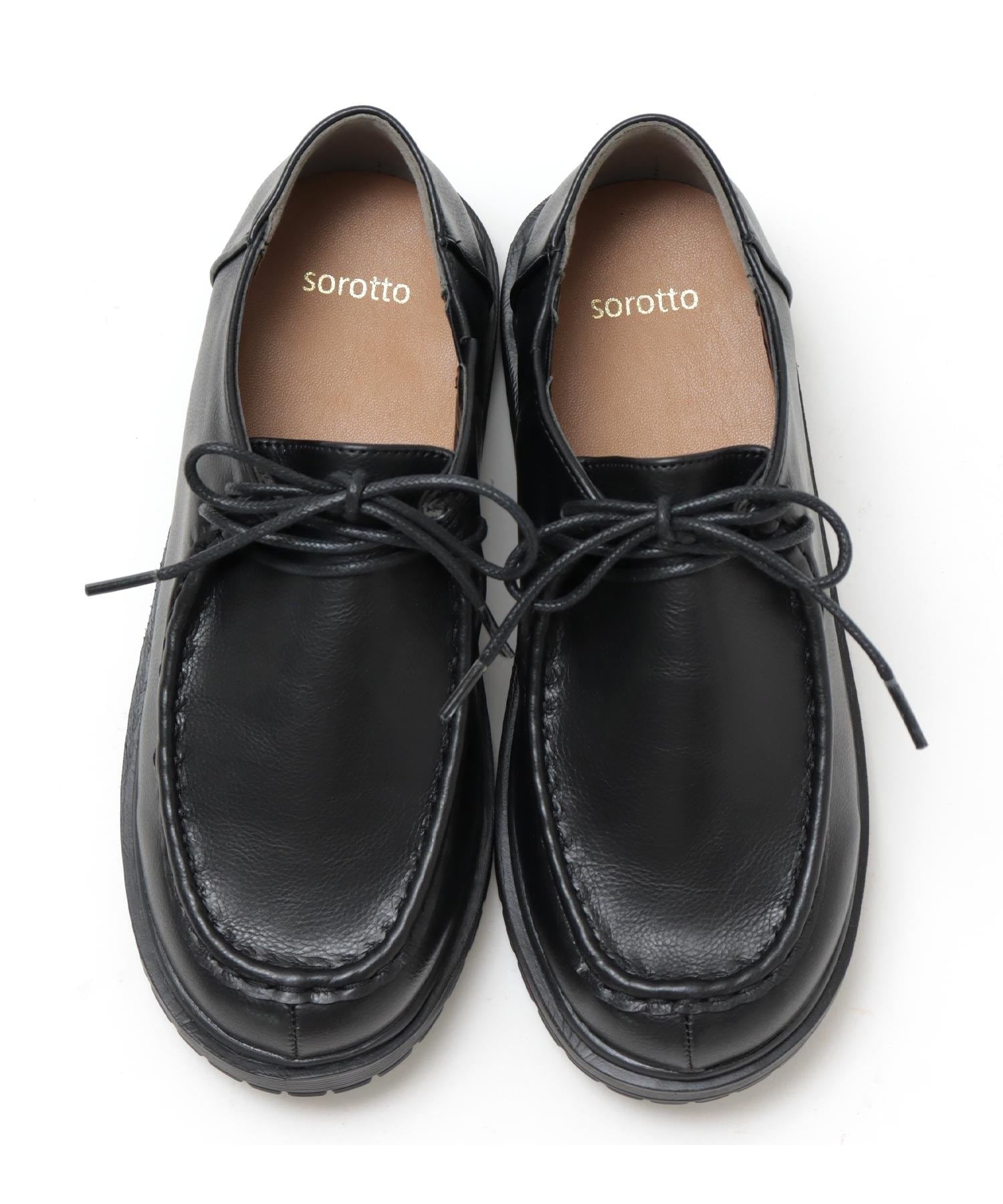 ソロット SOROTTO レースアップローファー